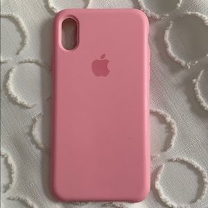 Apple Silicone Case for iPhone X - Pink